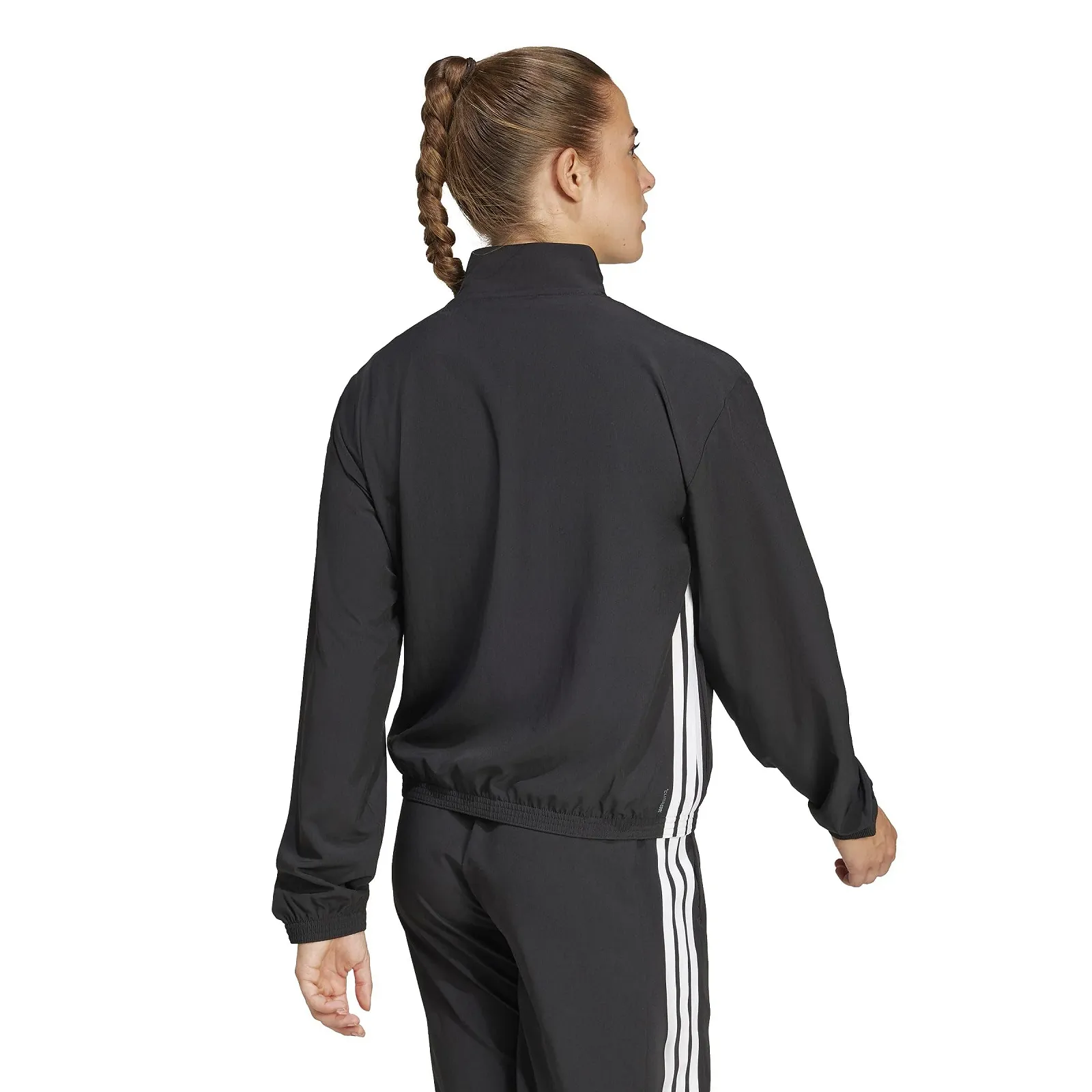 Женская спортивная кофта adidas Train Essentials 3-Stripes Woven Warm Up Jacket, фото №2