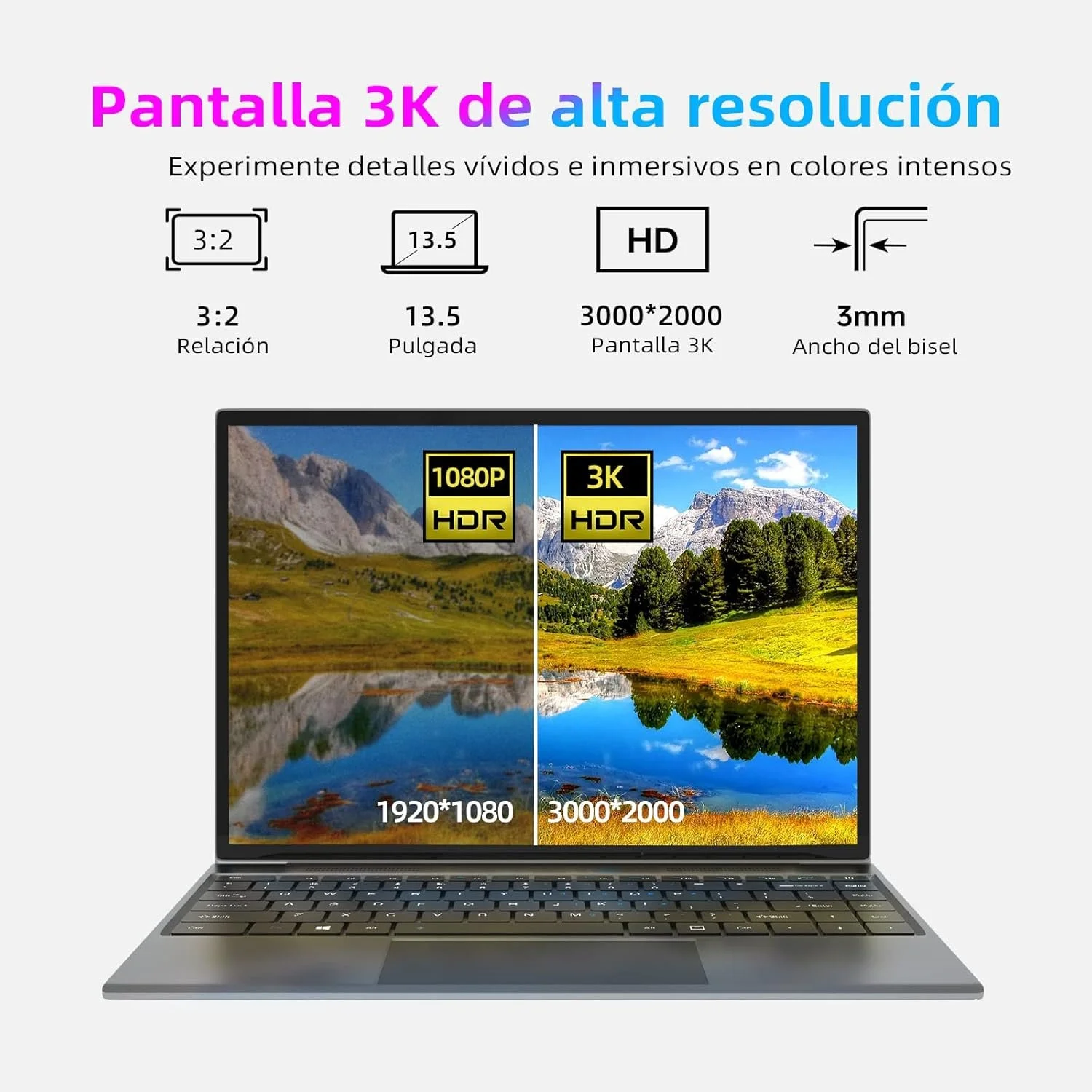 Ноутбук 13.5" ‎Morostron ‎LeadBook T6 Intel Celeron N4120 RAM 8GB SSD 256GB Win11 (UKR), фото №2