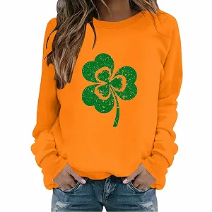 Легкий женский свитшот с длинными рукавами, модный женский пуловер, повседневный свитшот с круглым вырезом и цветочным принтом, рождественский свитшот с оленем synthetic.ua - Фото 1