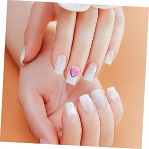 Стрази для нігтів Housoutil Прикраса для нігтів Серце, 100 шт. synthetic.ua - Фото 1