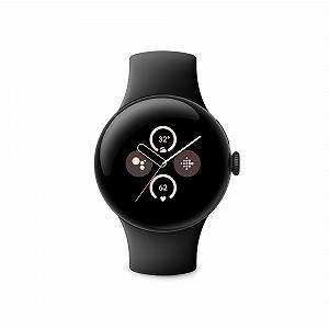 Смарт-годинник Google Pixel Watch 2 LTE, алюмінієвий корпус, матовий чорний, спортивний ремінець Obsidian - Фото 1
