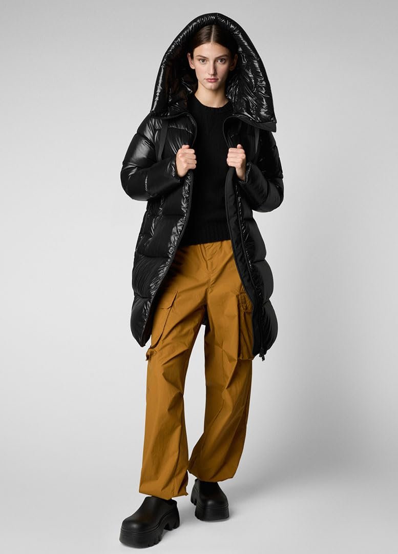 Пальто Save The Duck Isabel 2025 Чорний, L, фото №3