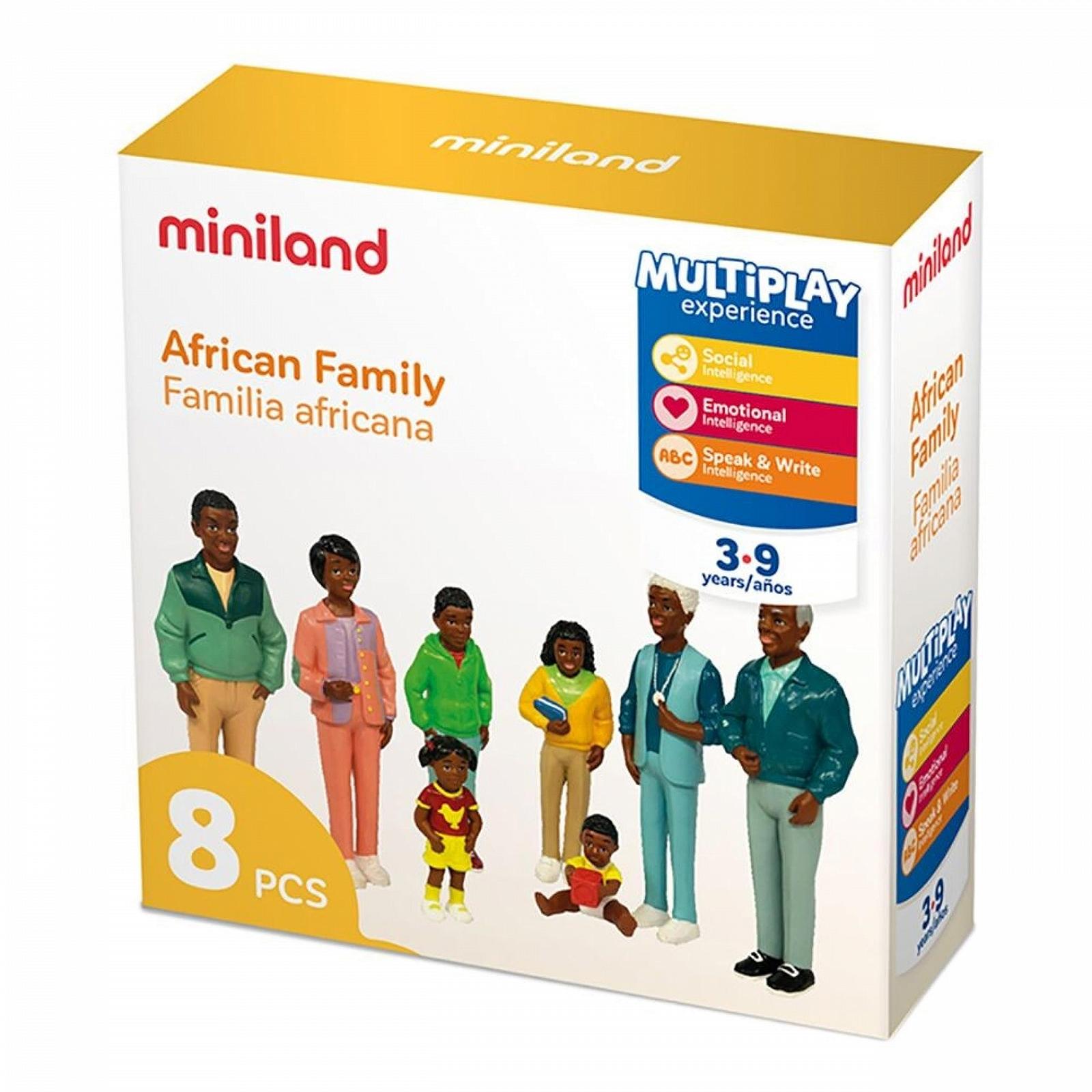 Фигурки Miniland Африканская семья 8 шт. Multi-Color, фото №2