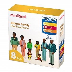 Фигурки Miniland Африканская семья 8 шт. Multi-Color synthetic.ua - Фото 1