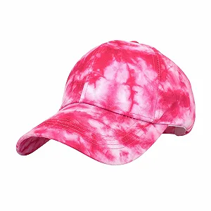 Кепка трикотажная детская регулируемая батик с защитой шеи - Фото 1