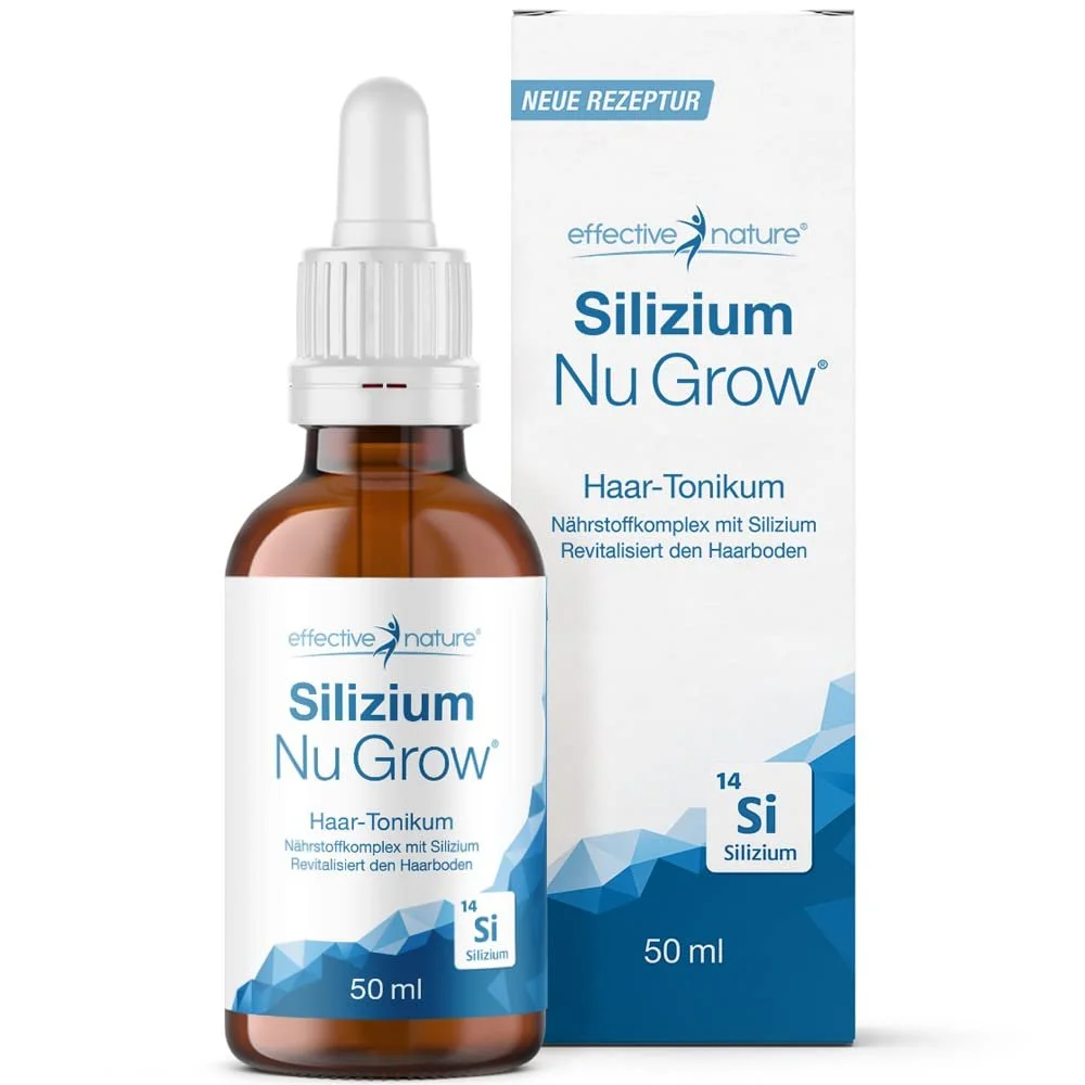 Сироватка для волосся Silicon Nu Grow проти випадіння волосся - 50 мл - Прискорює ріст волосся, фото №1
