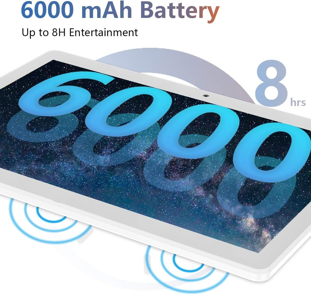 Планшет 10.1" Antemper K105 2/32Gb 3G 2-SIM 4 ядра Android 9 6000 mAh Белый, фото №3