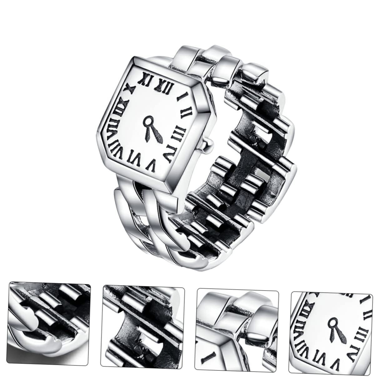 Годинник-кільце Healvian Срібний для жінок, фото №2 Годинник-кільце Healvian Срібний для жінок, фото №2