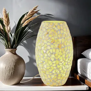 Настільна лампа Marrakech Boho Tiaga -2 Декоративна приліжкова 28 см Мозаїка E27 synthetic.ua - Фото 1