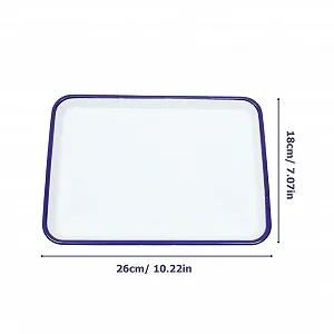 Противень Enamel ретро-стиль с антипригарным покрытием износостойкий White synthetic.ua - Фото 1