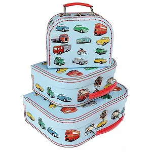 Набір валізок-коробок Rex London Road Trip 3 шт - Фото 1