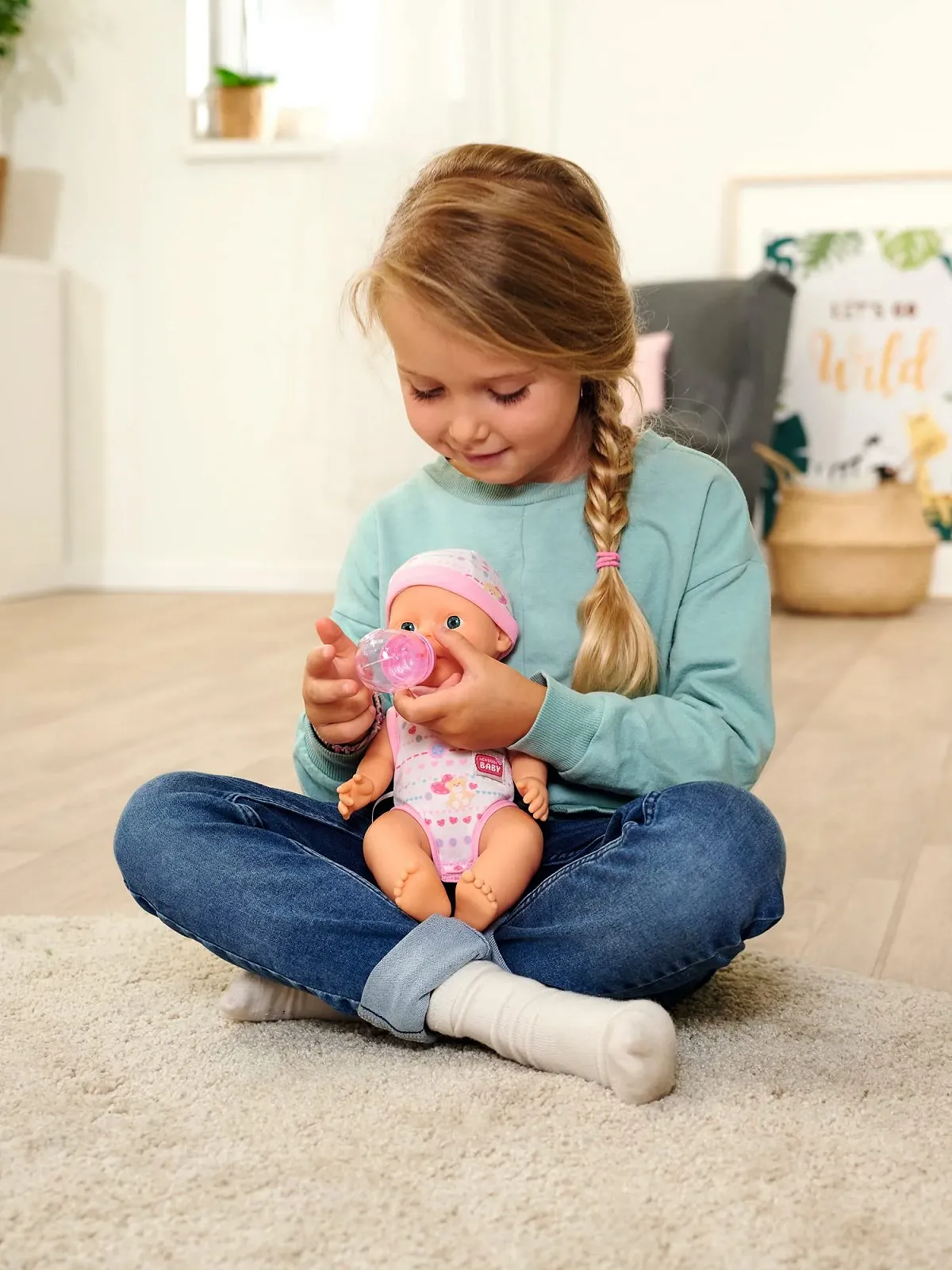Кукла Simba New Born Набор для малыша 30 см (2 вида цветов), фото №9