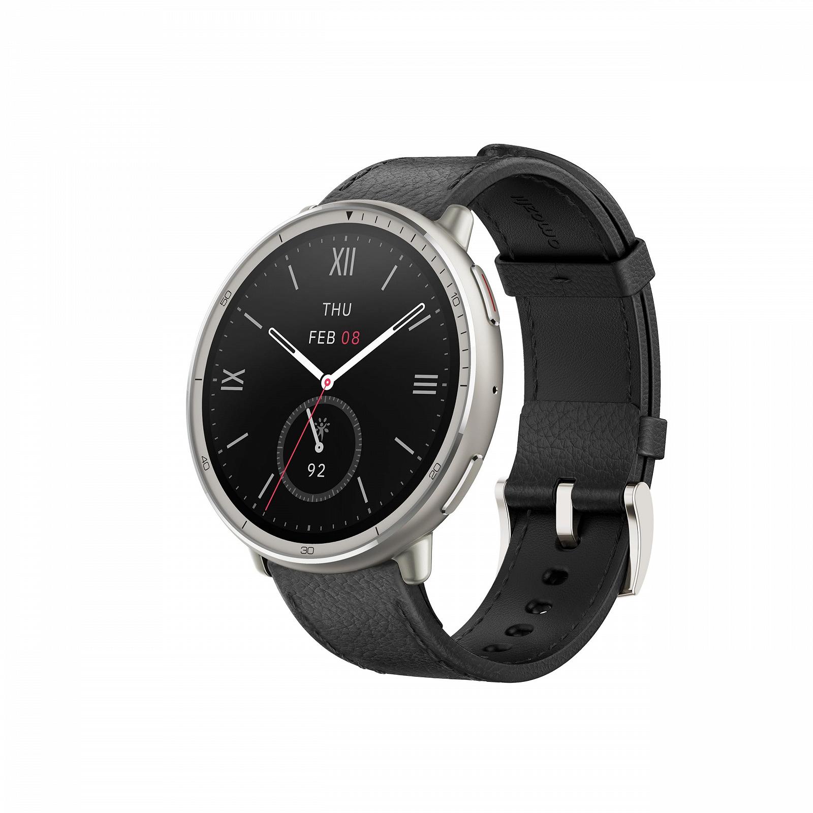 Смарт-годинник Amazfit Active 2 44 мм, NFC, AI, Голосове керування, GPS, 10 днів роботи від батареї, Фітнес-трекер, 160+ спортивних режимів, 5 ATM водонепроникність, Чорний, фото №1