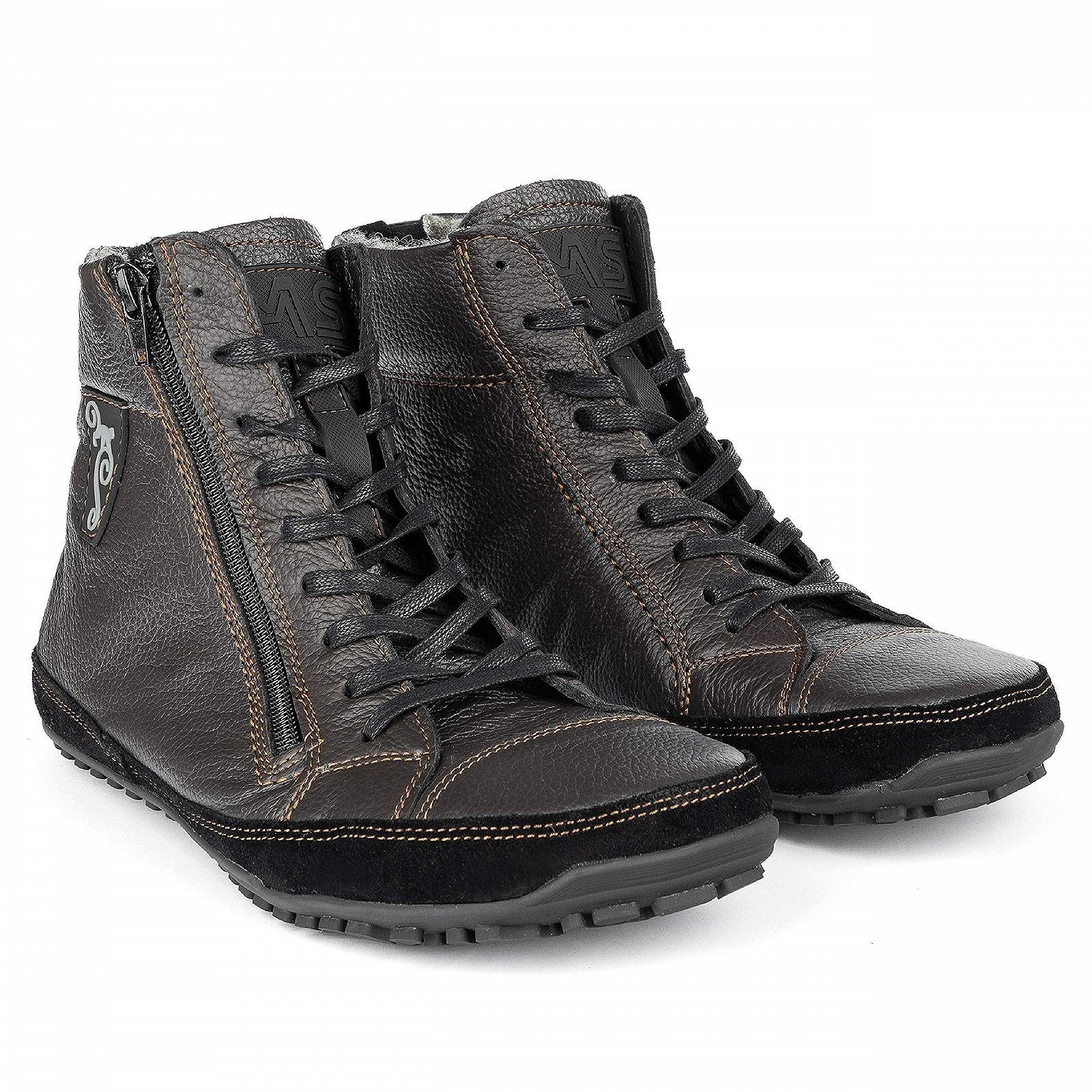 Ботинки Magical Shoes Alaskan Lined зимние ботинки унисекс кожаные на шнуровке, фото №1