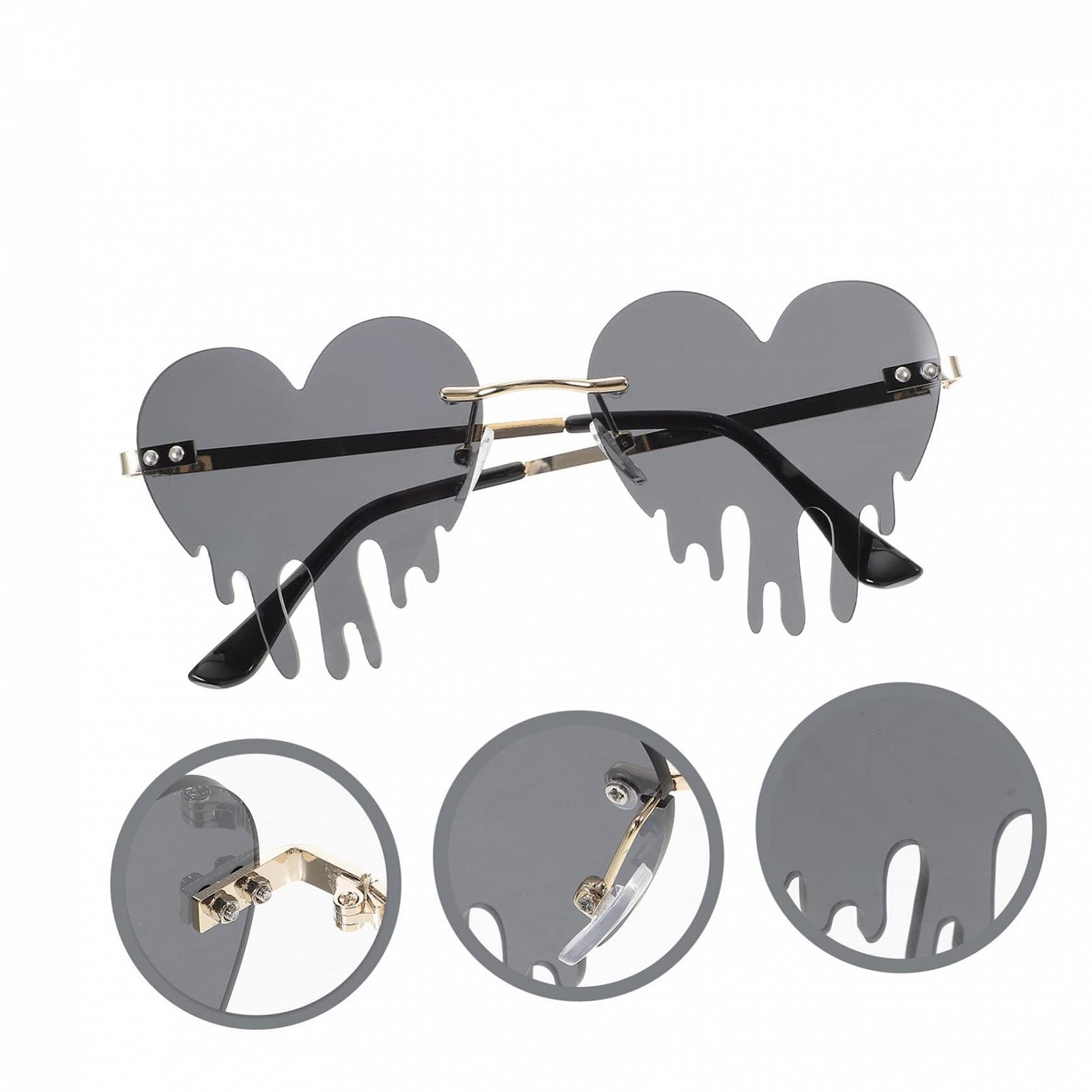 Сонцезахисні окуляри PACKOVE 5шт Tränen Lustige Brille Lustige Damen Trendige Fee, фото №9