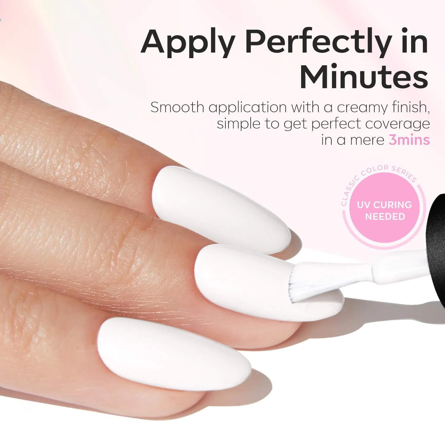 Гель-лак Modelones Білий 15 мл, фото №8