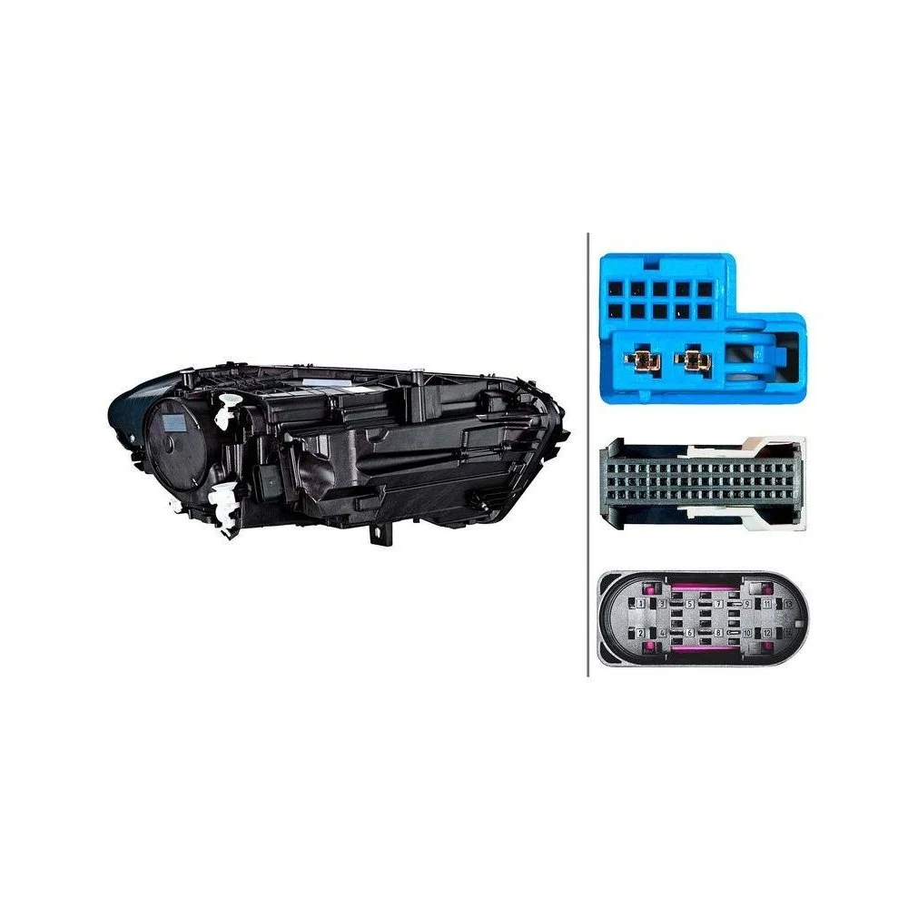 Фара HELLA 1EX 015 390-711 для MERCEDES-BENZ ліва, фото №1