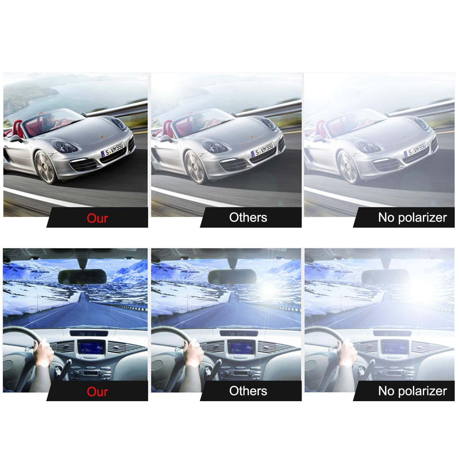 Солнцезащитные очки Hifot клипса на поляризованные очки., фото №6