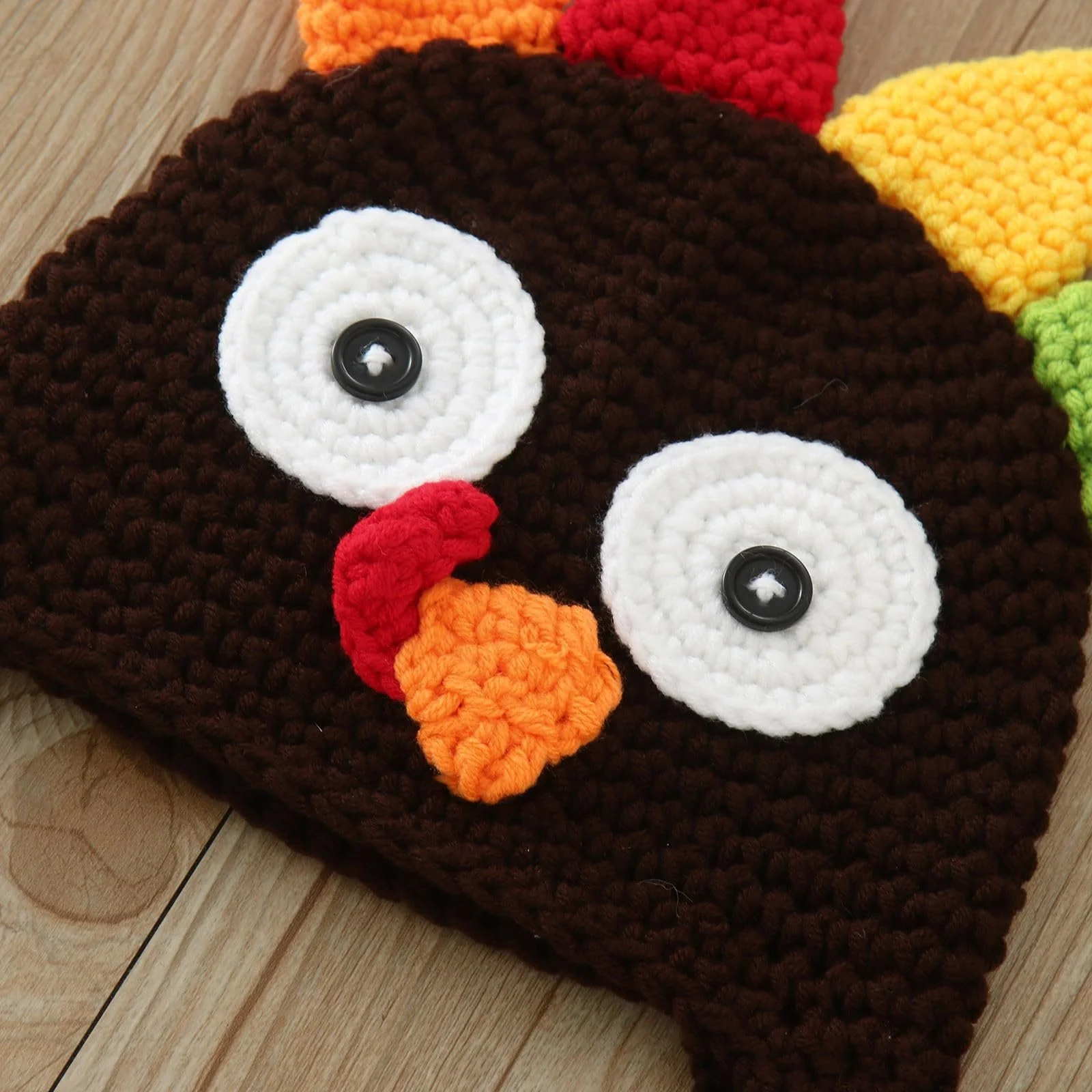 Детская шапка Generisch с ушками, теплая шапка-шарф, унисекс, теплый вязаный набор шапка-шарф, милая шапка для новорожденных и малышей, весна, зима, осень, фото №5