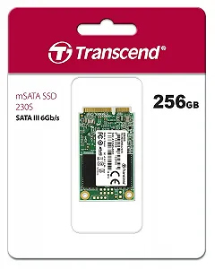 Внутренний SSD Transcend MSA230S 256 ГБ mSATA III 3D TLC - Фото 1