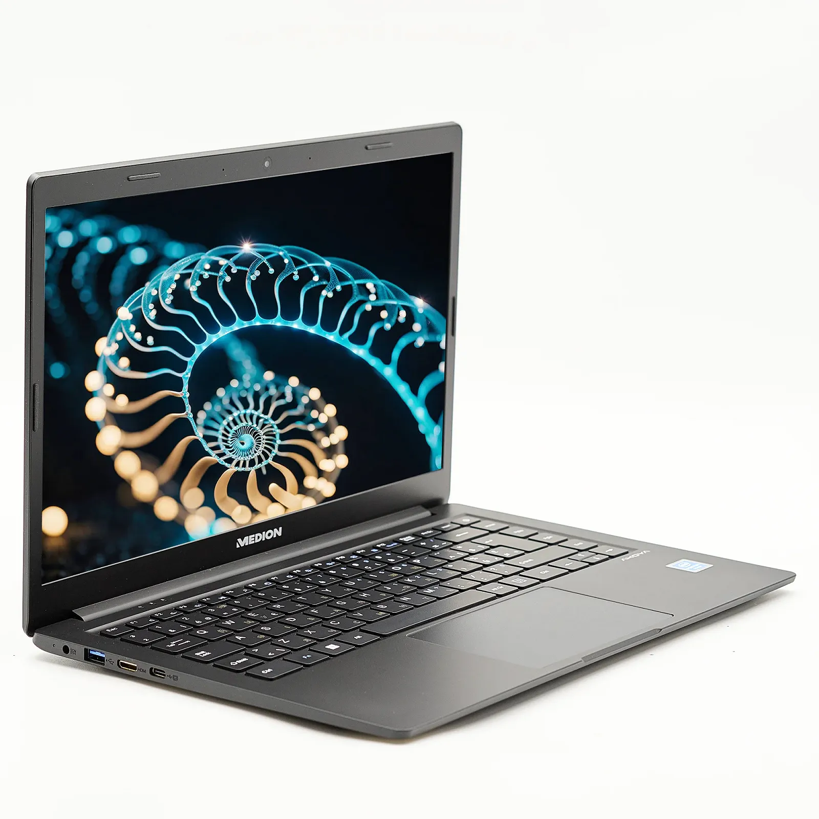 Ноутбук 14" Medion (Lenovo Group) Akoya E4251 Intel RAM 4 ГБ SSD 256 ГБ Intel UHD Graphics Метал FullHD IPS Win10 (4680), фото №3