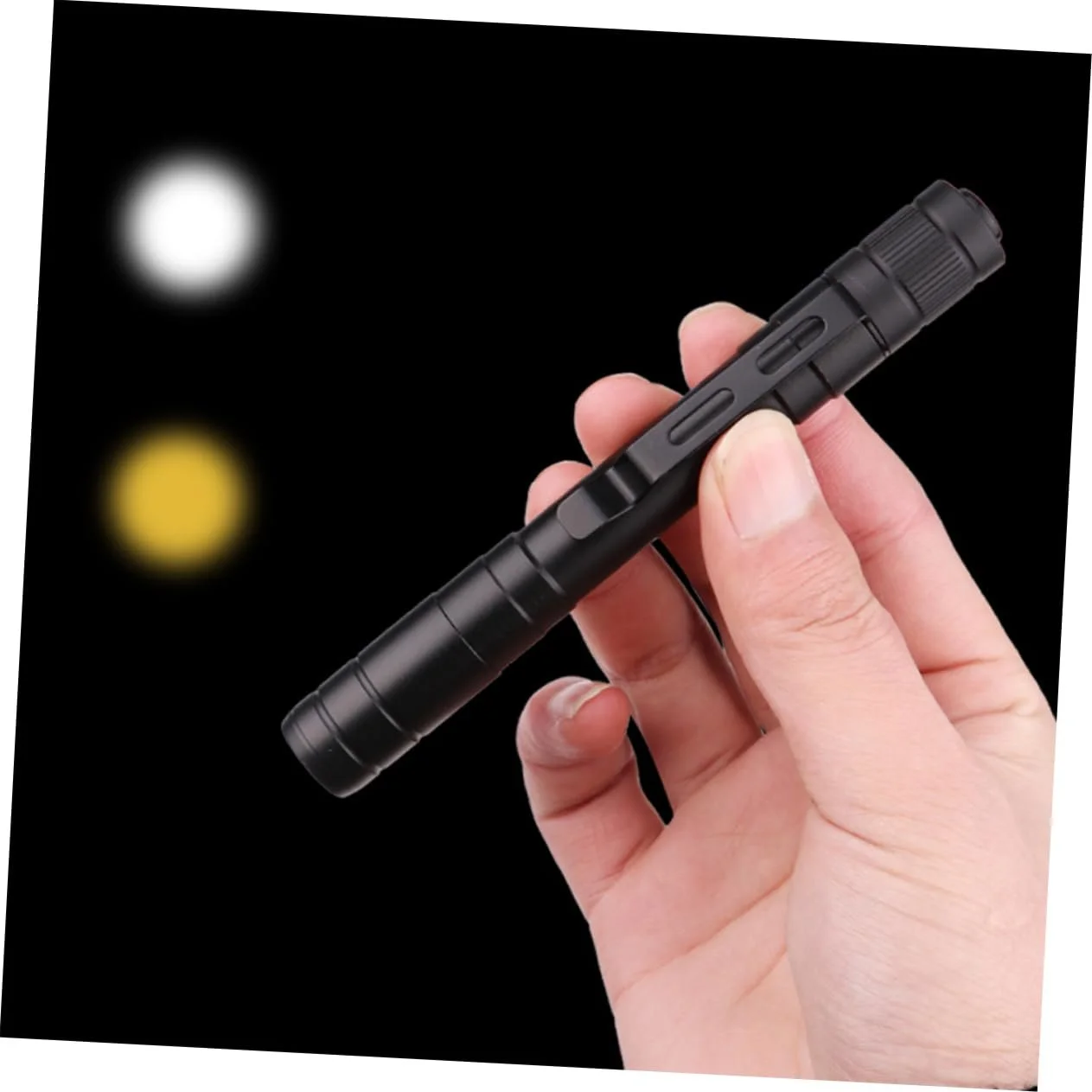 Ручний ліхтар Yardenfun Portable Pen White Yellow Light компактний для кемпінгу, походів, полювання, фото №5