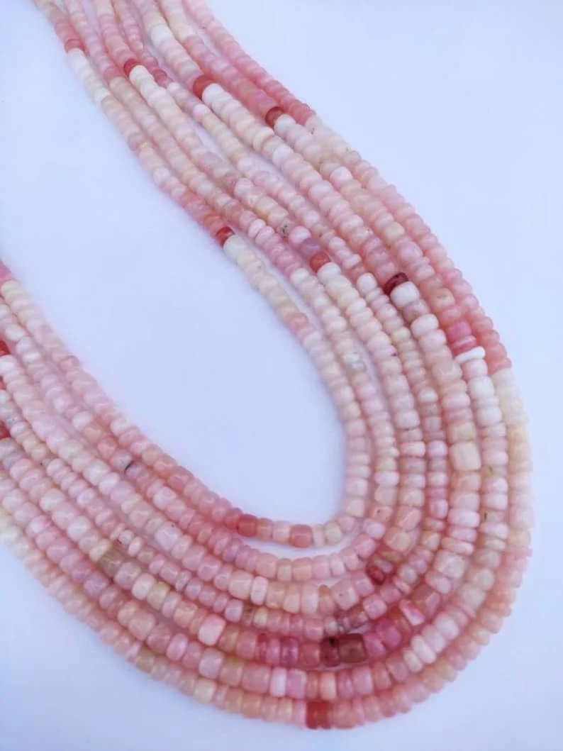 Бусины Опал круглые гладкие, 4-4.5 мм, фото №1