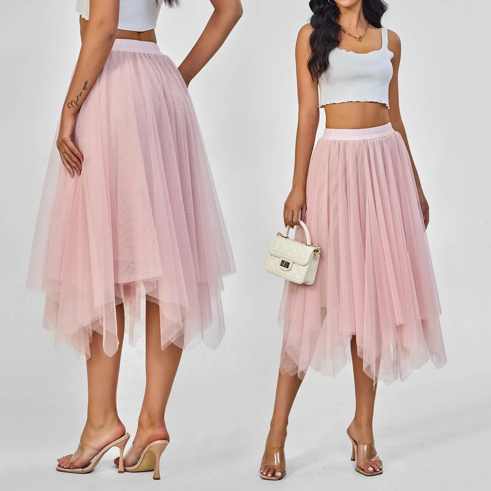 Спідниця- Жіноча Еластична Довга, фото №2