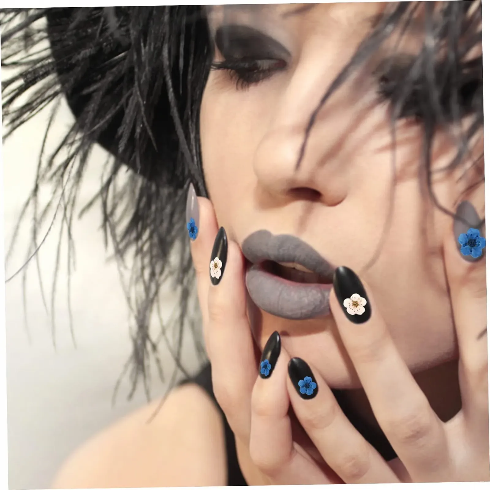 Сушені квіти для нігтів, сушені квіти з смоли, 16 штук, фото №2