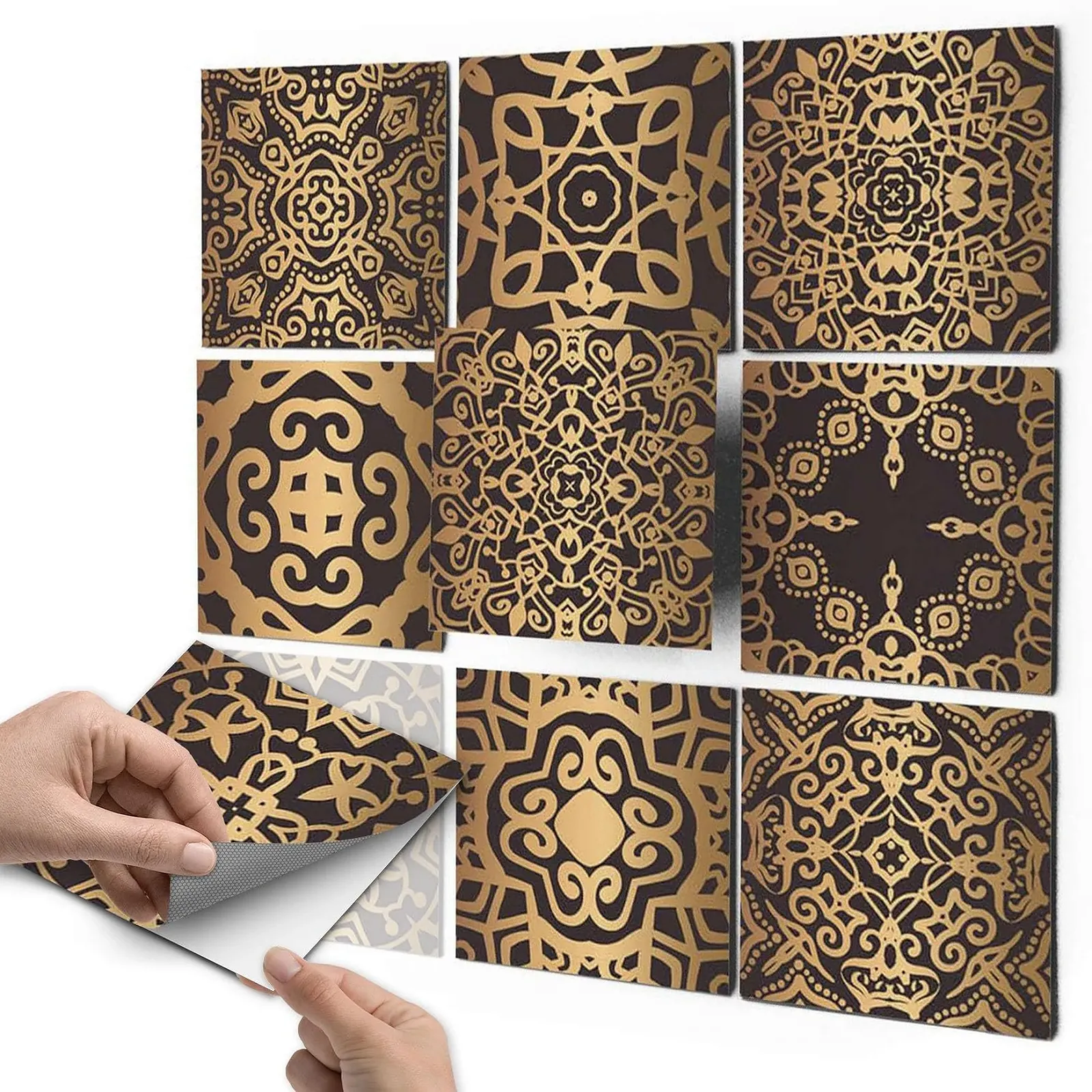 Наклейки для плитки Creatisto Tile Mosaic Hamam Vibes 9 шт., фото №1