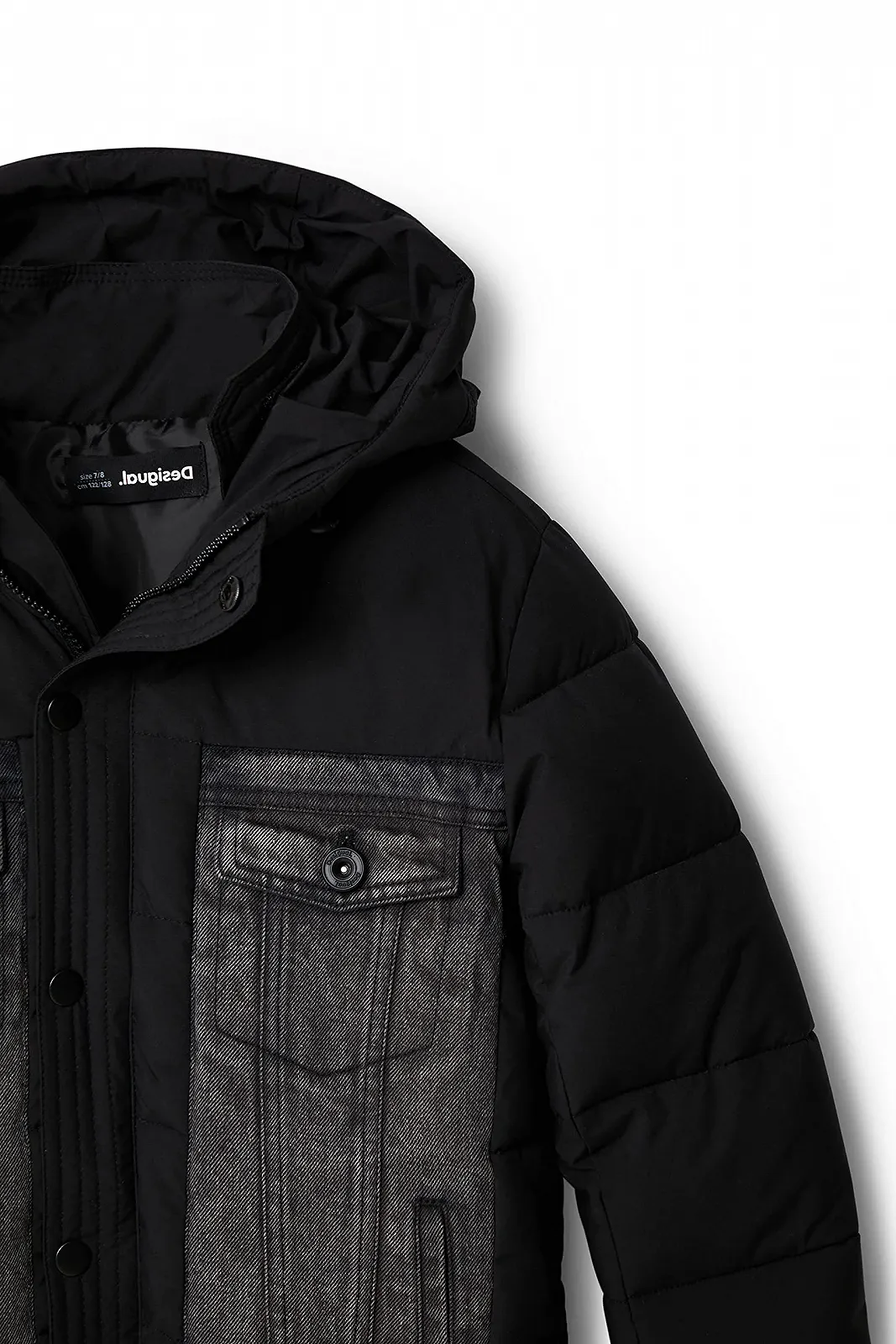 Куртка Desigual CHAQ_Pizza 2000 Чорний, фото №3