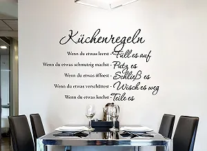 Наклейка на стіну Gran Dora W957 Kitchen Rules synthetic.ua - Фото 1