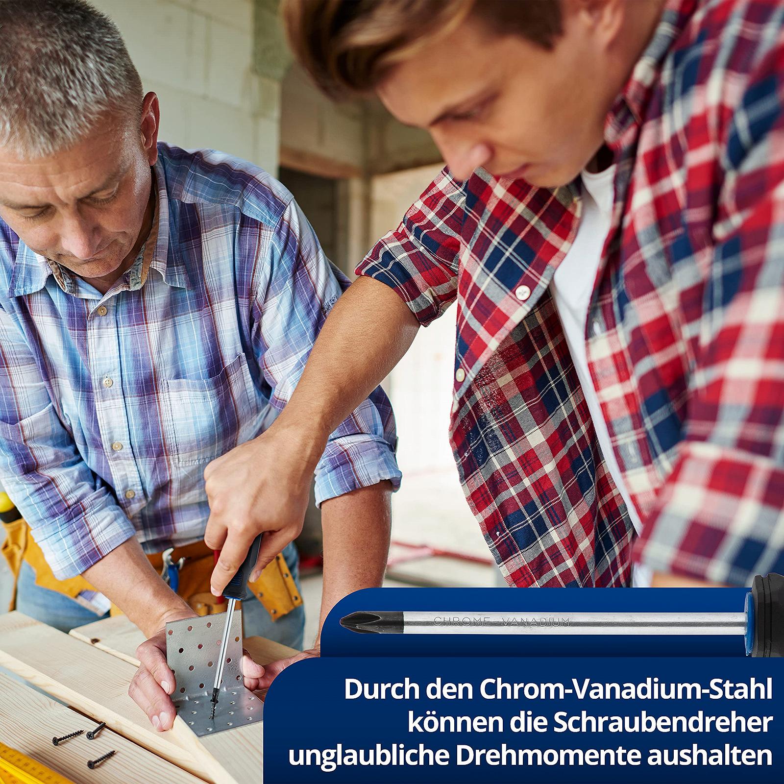 Набор отвёрток vendify® Premium 8-Piece Torx, Cross, Slotted Magnetic, Phillips, Rustproof, фото №5 Набор отвёрток vendify® Premium 8-Piece Torx, Cross, Slotted Magnetic, Phillips, Rustproof, фото №5