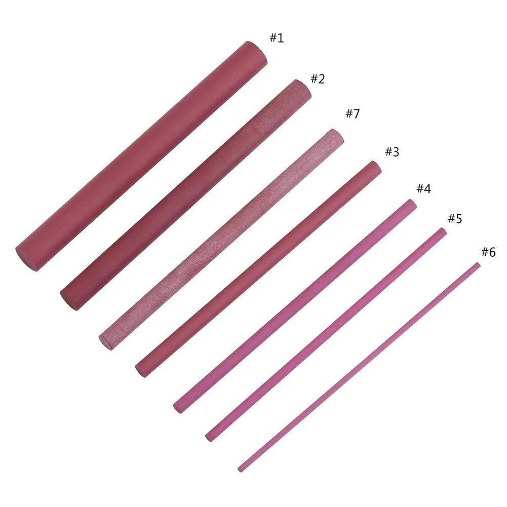 Точильний камінь рубіновий 3000 грит 10 см круглий масляний, фото №6