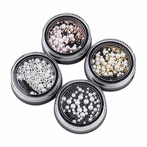 Бусины для маникюра Стальные бусины для ногтей Украшения для ногтей DIY Аксессуары для маникюра Бусины для начинающих и экспертов по нейл-арту - Фото 1