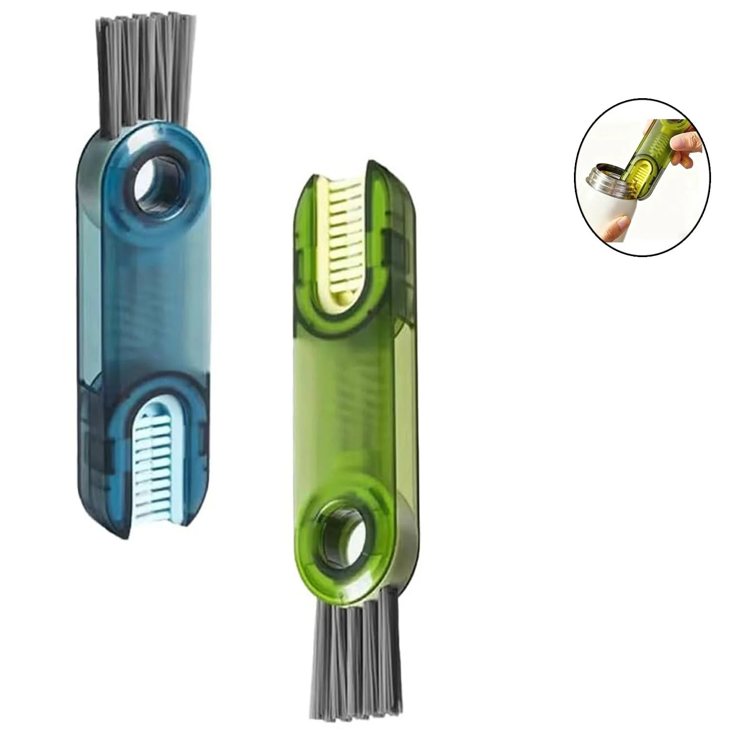 Щітки для чищення 3-в-1 Pack of 2 Multifunctional Portable PP, фото №3 Щітки для чищення 3-в-1 Pack of 2 Multifunctional Portable PP, фото №3