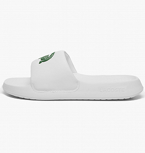 Тапочки чоловічі Lacoste Serve Slide Logo White 749CMA0021082  44.5 - Фото 1