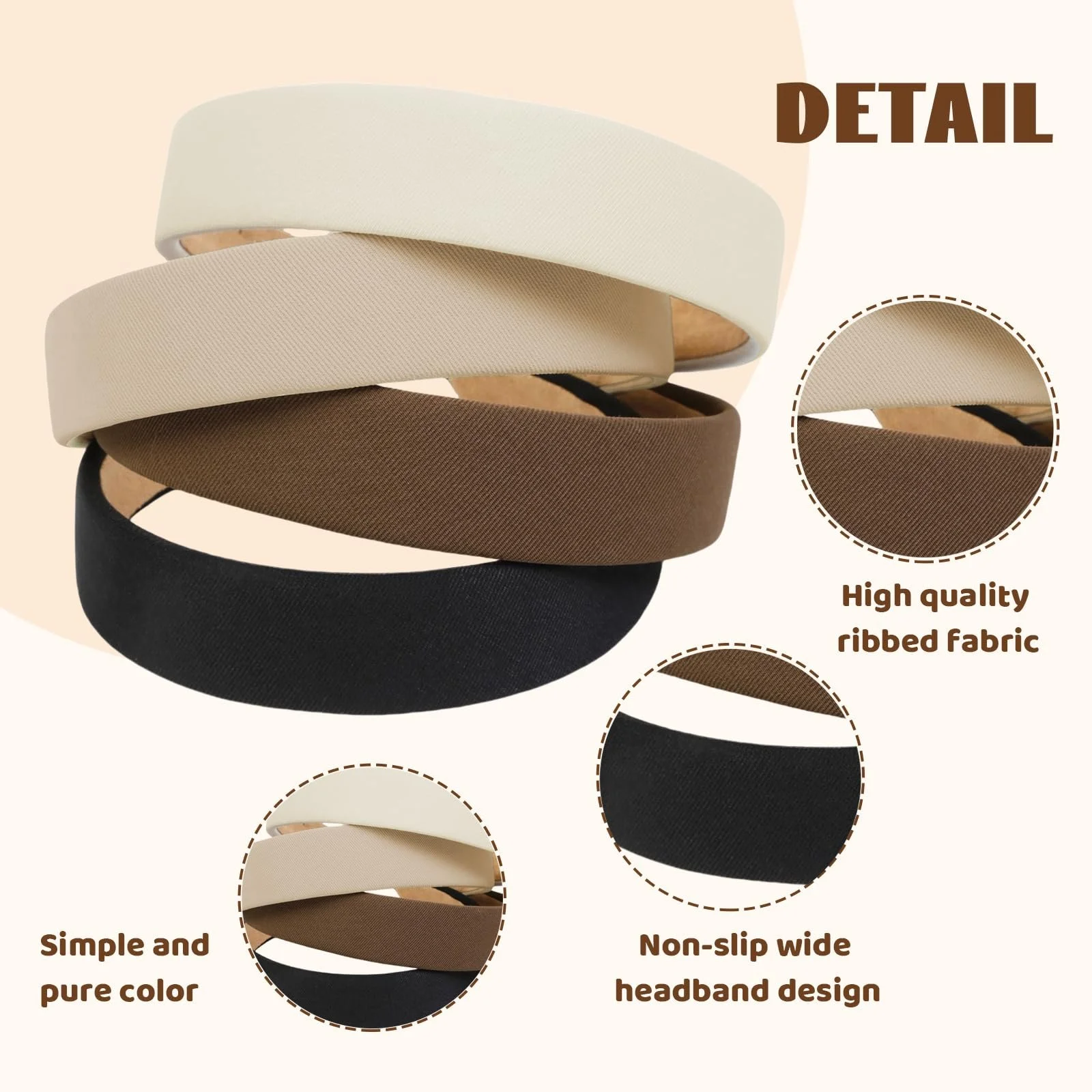 Обруч на голову Lilbitty, 4 шт., фото №3