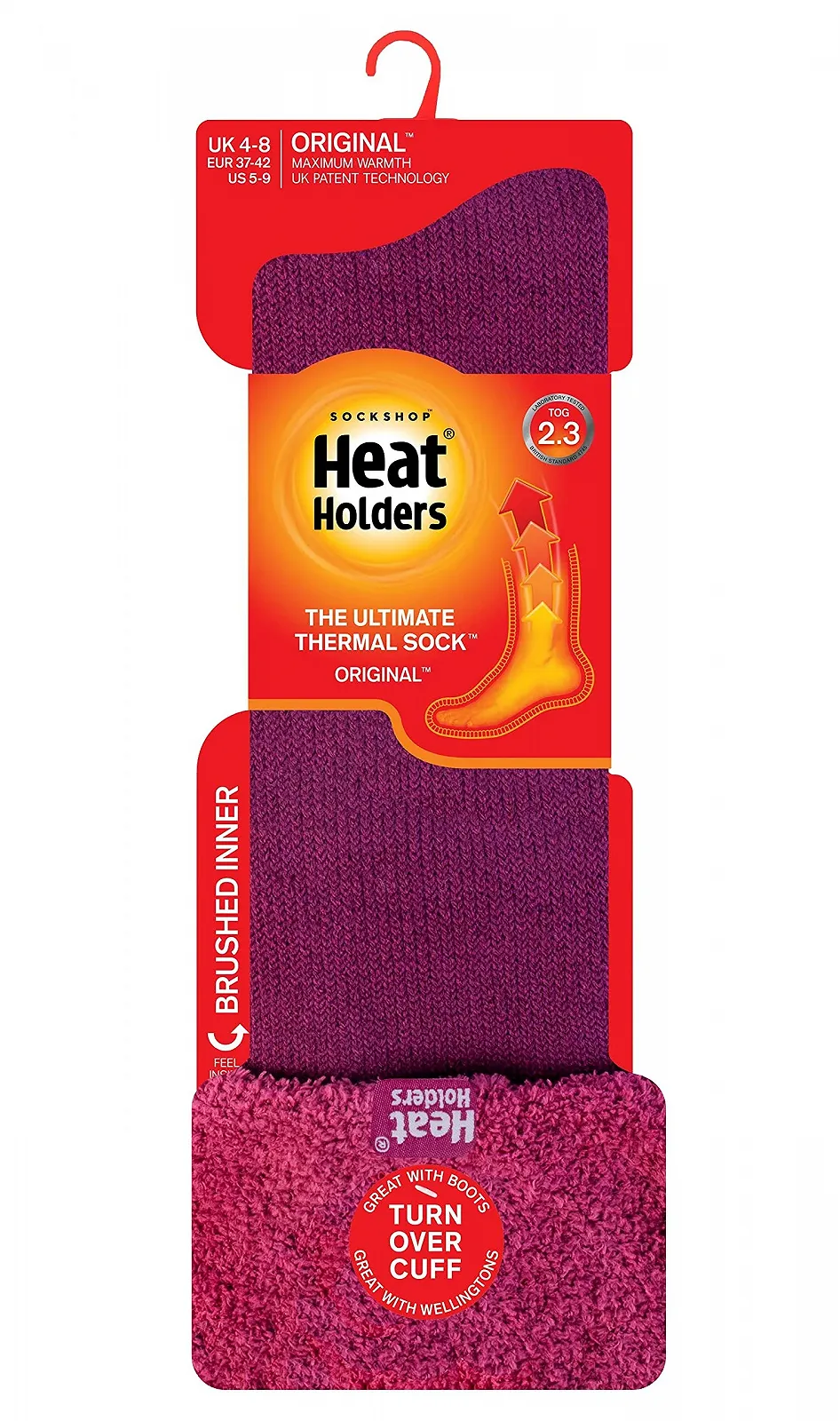 Теплые носки HEAT HOLDER S для женщин для зимних сапог, термоноски для сапог Wellington (37-42, фото №2