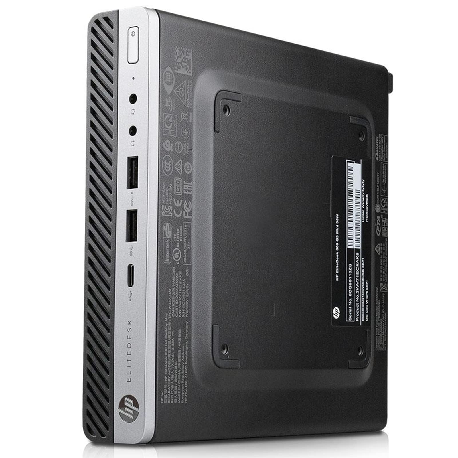 ПК HP EliteDesk 800G3 Mini Intel Core i5-7400T RAM 16 ГБ SSD 240 ГБ Windows 10 Pro, фото №4
