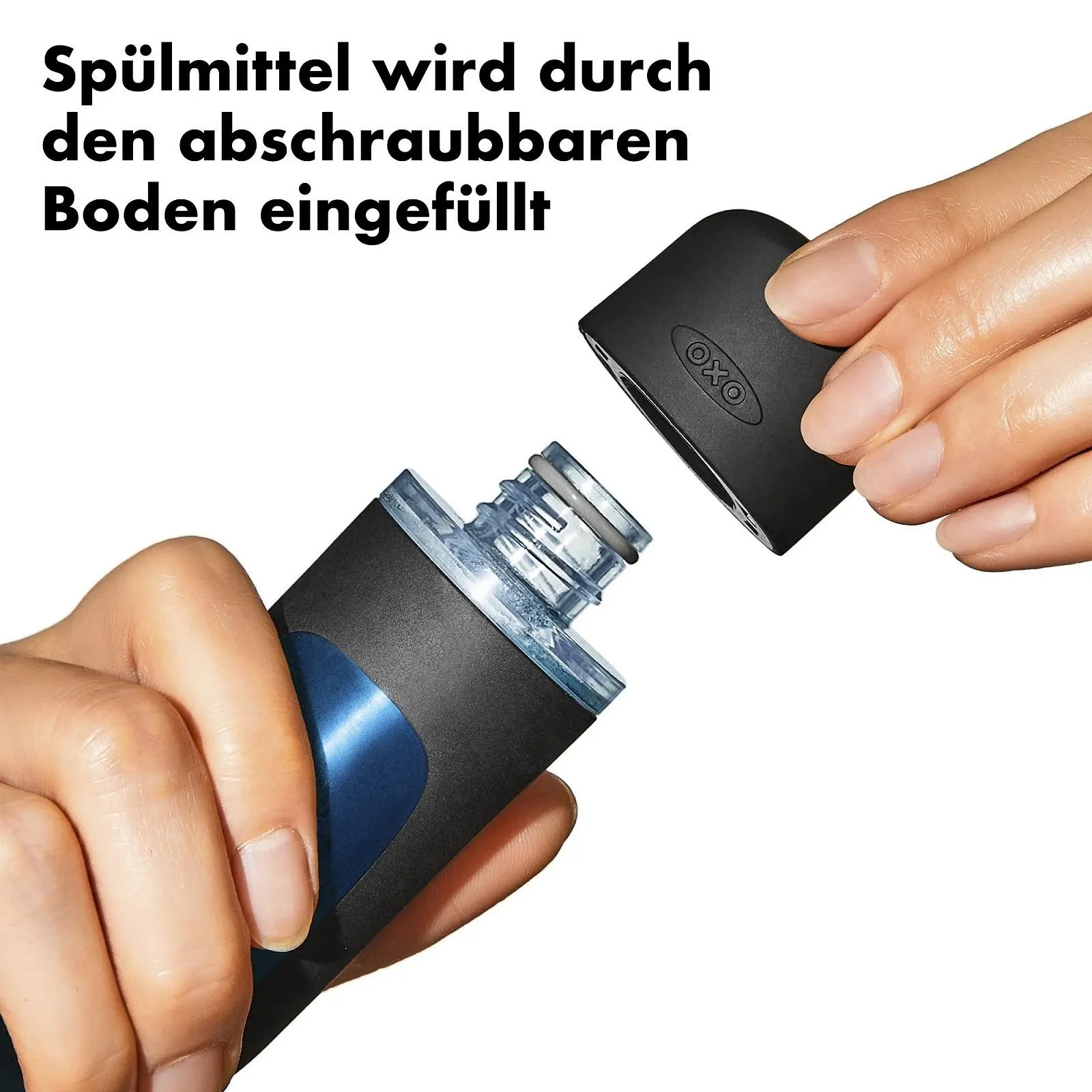 Щітка для миття посуду OXO Good Grips з дозатором миючого засобу, фото №4 Щітка для миття посуду OXO Good Grips з дозатором миючого засобу, фото №4
