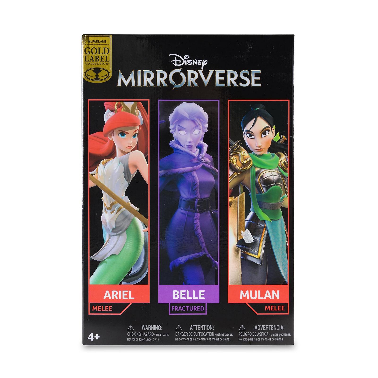Фигурки Disney Mirrorverse Мулан, Белль (Сломана) & Ариэль (Gold Label) 13-18 см, фото №13