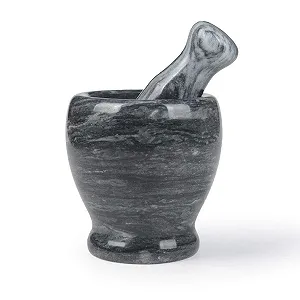 Ступка Мармурова Міцна Подрібнювач Спецій для Пасти - Фото 1