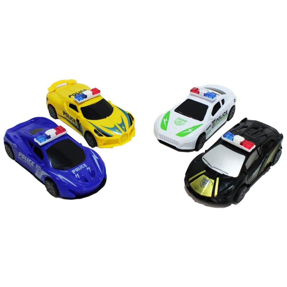 Іграшка Машинка Поліцейська BEMIRO з відкатом Набір 4 шт., фото №2 Іграшка Машинка Поліцейська BEMIRO з відкатом Набір 4 шт., фото №2