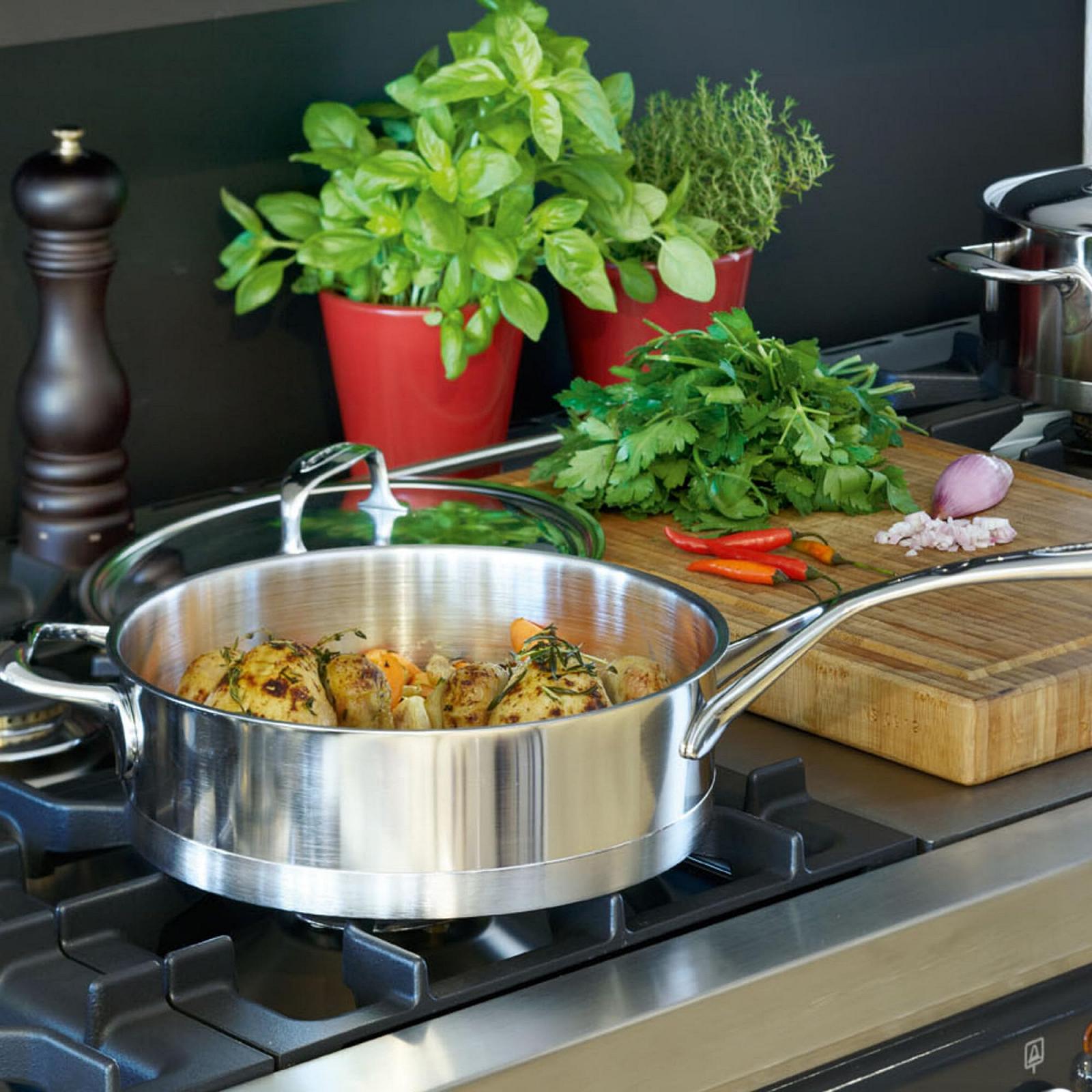 Крышка Demeyere 41528 28 см серебристый, фото №2 Крышка Demeyere 41528 28 см серебристый, фото №2