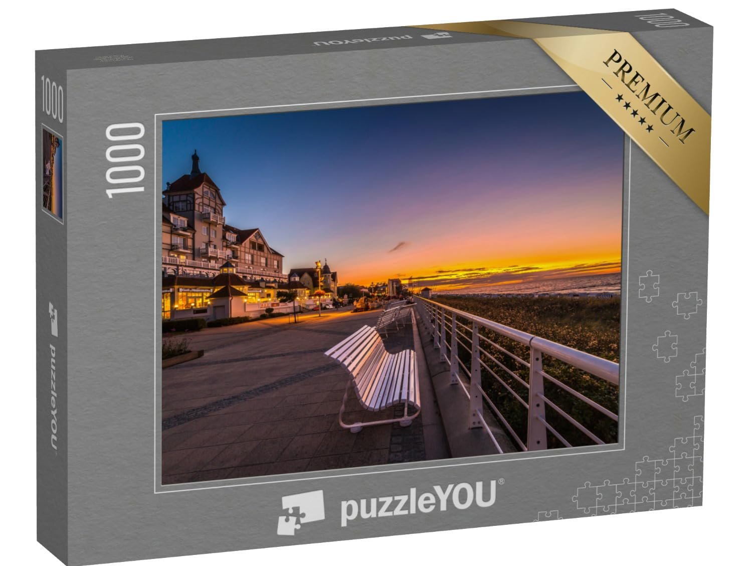 Пазл puzzleYOU German Puzzle Collection Вечернее настроение на Балтийском море 1000 элементов, фото №1