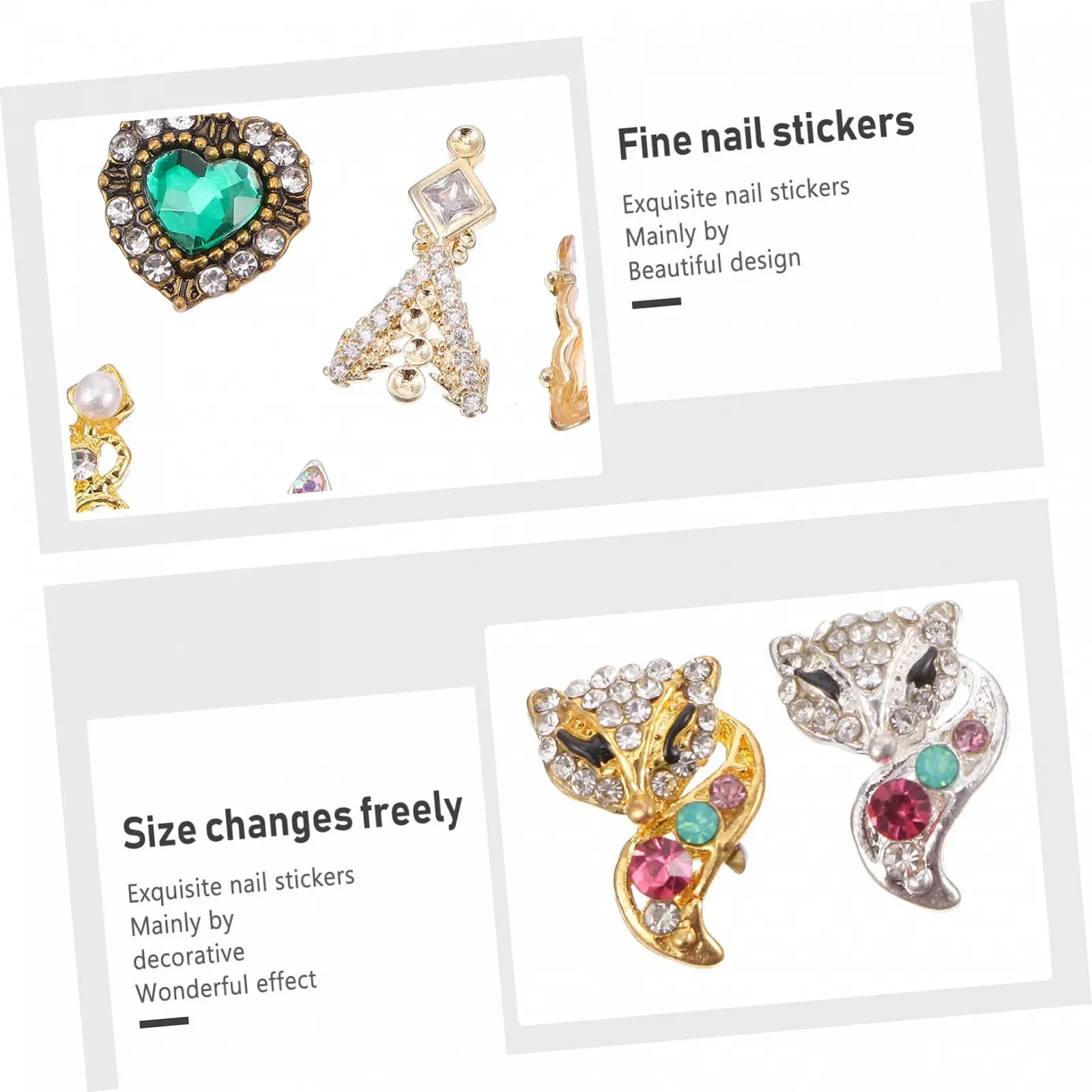 Стразы Тип PLAFOPE 50 шт. Камни для ногтей Кристаллы Декор Бриллианты для ногтей, фото №8