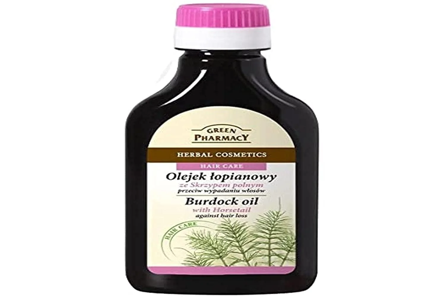 Олія Корінь лопуха Green Pharmacy Натуральна з хвощем проти випадіння волосся 100 мл, фото №1 Олія Корінь лопуха Green Pharmacy Натуральна з хвощем проти випадіння волосся 100 мл, фото №1