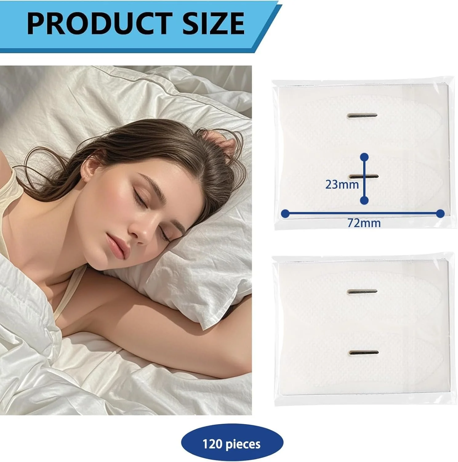 Пластирі для рота проти хропіння (120 шт.), фото №2 Пластирі для рота проти хропіння (120 шт.), фото №2