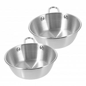 Миска Toddmomy для кемпінгу, корейська, для макголлі, 4 шт., з нержавіючої сталі 304 synthetic.ua - Фото 1